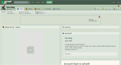 Desktop Screenshot of gra-varg.deviantart.com