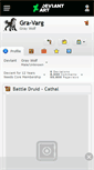 Mobile Screenshot of gra-varg.deviantart.com