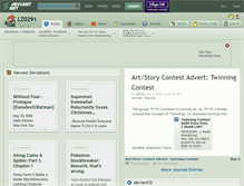 Tablet Screenshot of lz0291.deviantart.com