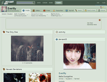 Tablet Screenshot of everlily.deviantart.com