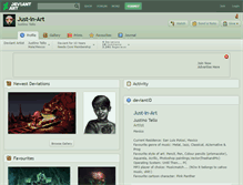 Tablet Screenshot of just-in-art.deviantart.com