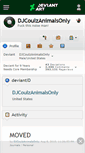 Mobile Screenshot of djcoulzanimalsonly.deviantart.com