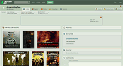 Desktop Screenshot of dreamslikefire.deviantart.com