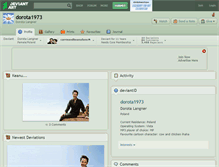 Tablet Screenshot of dorota1973.deviantart.com
