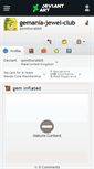 Mobile Screenshot of gemania-jewel-club.deviantart.com