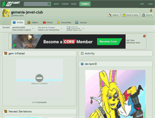 Tablet Screenshot of gemania-jewel-club.deviantart.com