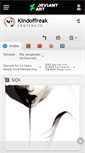Mobile Screenshot of kindoffreak.deviantart.com