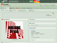 Tablet Screenshot of hiroaka.deviantart.com