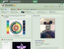 Tablet Screenshot of disneymaster.deviantart.com