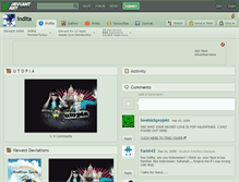 Tablet Screenshot of indita.deviantart.com
