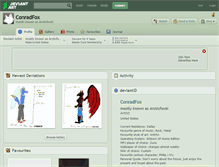 Tablet Screenshot of conradfox.deviantart.com