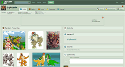 Desktop Screenshot of d--phoenix.deviantart.com