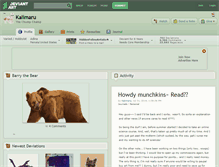 Tablet Screenshot of kalimaru.deviantart.com