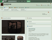 Tablet Screenshot of mandesdesign.deviantart.com