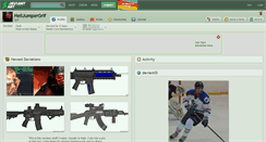 Desktop Screenshot of helljumpergrif.deviantart.com