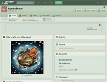 Tablet Screenshot of joseanderson.deviantart.com
