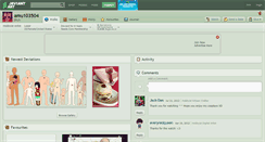 Desktop Screenshot of amu103504.deviantart.com