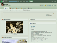Tablet Screenshot of erinlee.deviantart.com