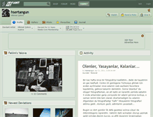 Tablet Screenshot of hsertangun.deviantart.com