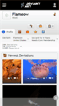 Mobile Screenshot of flameow.deviantart.com