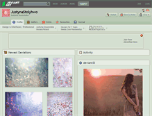 Tablet Screenshot of justynastolyhwo.deviantart.com