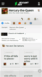 Mobile Screenshot of mercury-the-queen.deviantart.com