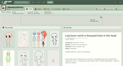 Desktop Screenshot of littlemissslitwrist.deviantart.com
