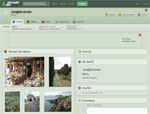 Tablet Screenshot of junglerunner.deviantart.com