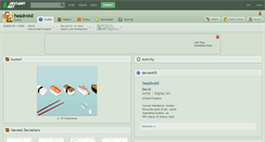 Desktop Screenshot of headvoid.deviantart.com