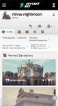 Mobile Screenshot of ninna-nightmoon.deviantart.com