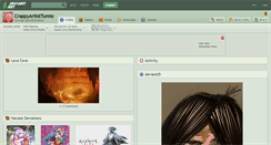 Desktop Screenshot of crappyartisttumte.deviantart.com