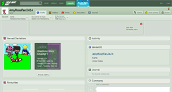 Desktop Screenshot of amyrosefan2424.deviantart.com
