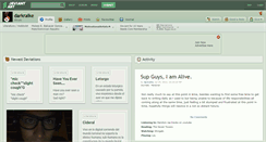 Desktop Screenshot of darkraike.deviantart.com