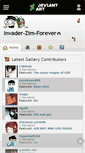 Mobile Screenshot of invader-zim-forever.deviantart.com