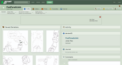 Desktop Screenshot of footfanatic666.deviantart.com