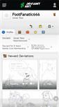 Mobile Screenshot of footfanatic666.deviantart.com