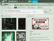 Tablet Screenshot of anka33.deviantart.com