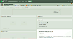 Desktop Screenshot of deviousmosaics.deviantart.com