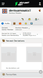 Mobile Screenshot of deviousmosaics.deviantart.com