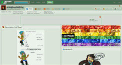 Desktop Screenshot of ambigiousnothing.deviantart.com