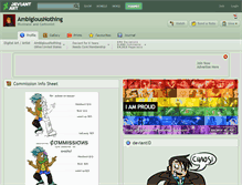 Tablet Screenshot of ambigiousnothing.deviantart.com