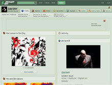 Tablet Screenshot of dav3ny.deviantart.com