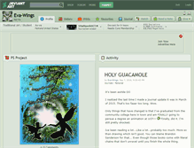 Tablet Screenshot of eva-wings.deviantart.com