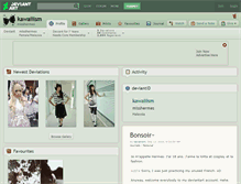 Tablet Screenshot of kawaiiism.deviantart.com