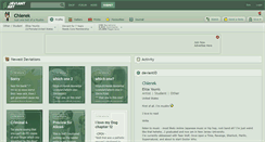 Desktop Screenshot of chlerek.deviantart.com