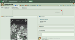 Desktop Screenshot of demoneyefree.deviantart.com