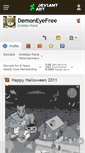 Mobile Screenshot of demoneyefree.deviantart.com