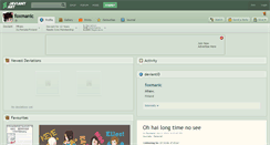 Desktop Screenshot of foxmanic.deviantart.com