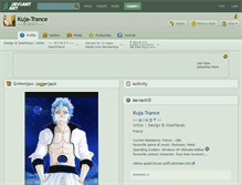 Tablet Screenshot of kuja-trance.deviantart.com