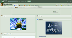 Desktop Screenshot of jennachristine.deviantart.com
